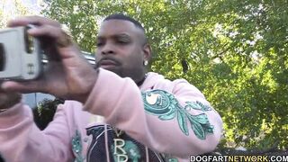 Riley Reign picked up for a deep big black dick rides