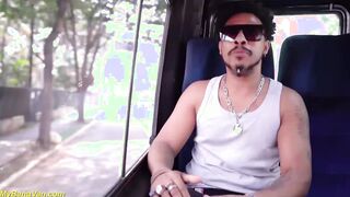 hard monstercock anal bang van party