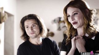 Son brought red head 19 year old Lacy Lennon as a gift for