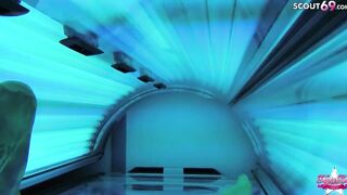 TIGHT TINI - GERMAN REAL AMATEUR TANNING SALON CELLPHONE WEB CAM VLOG