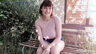 Lucy Plays With Her Bushy Snatch