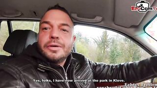 GERMAN 18 YEAR OLD SCHOOLGIRL AT REAL EROCOM DATE PICK UP pov