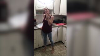 RachelHH22 Pee inside kitchen!