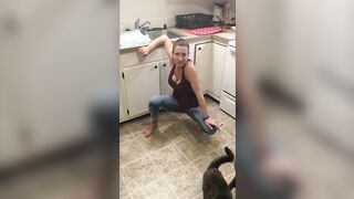 RachelHH22 Pee inside kitchen!