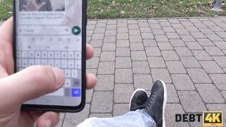 DEBT4k. Brazen bro fucks another mans bride as the only way to delay payment