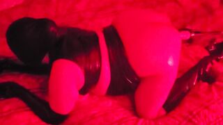 BBW Rubber Whore - Smoking & Using My Banged! Machine Inside A Sleazy Motel