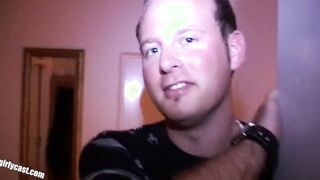 Slim Eighteen Merry's rough anal rides with a fan