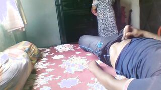 Flashing On Real Desi Maid Cumriya