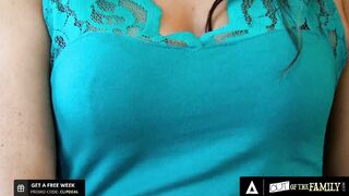 Angry Cuckold Blonde Watches Her Hubby Assfucking Her Stepmom On