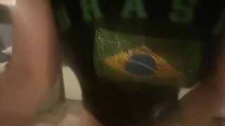 Marc gets Fuck rough by Brazilian Melanne with a bbcs