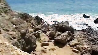 Outdoorsy 18 year old fingering her cunt solo
