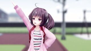 ( MyuDOLL ) Goddess sluts does exciting dance to attract huge milky dicks and take out her sweet milk and offer super head