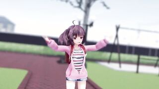 ( MyuDOLL ) Goddess sluts does exciting dance to attract huge milky dicks and take out her sweet milk and offer super head