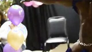 Freak Blows Male Dancer