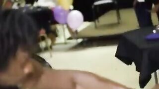 Freak Blows Male Dancer
