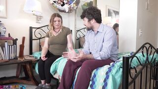 Stepsister teaches stepbrother how to find her sex holes