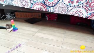 Juicy Hispanic squirting inside her room - BBW SBBW