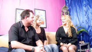GERMAN OLDER JOINS INTO FFM THREE-WAY WITH REAL MARRIED LOVERS