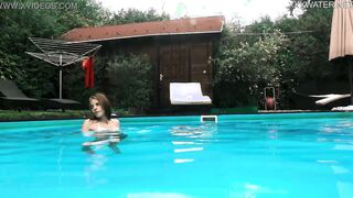 Small slim slim Goddess Hot Hermione Ganger underwater