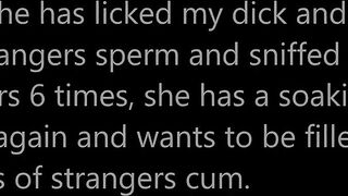 The adventures of a real sperm bimbo