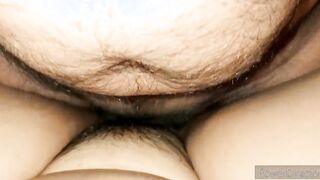 Cindy gets her unshaved cunt screwed by her husband.