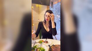 Fed a Hottie MILF and then banged! her rough