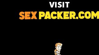 Slender african hispanic anal fed huge cock and booty to