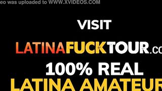 Hispanic vagina leaking after sloppy bj and huge penis ride