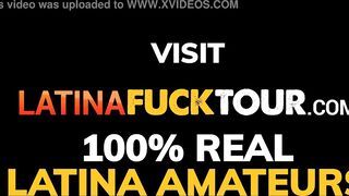 Hispanic vagina leaking after sloppy bj and huge penis ride