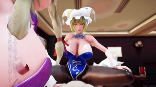 (Taka84 mmd) The greedy women who likes to suck, plowed and dance, swallow milk, swallows extreme load