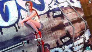BEING A DIK #204 • Spraying cum all over her