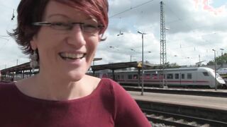 Rough Banged inside a Train Station - Popp Sylvie inside Outdoors