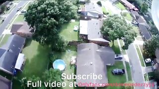 A Drone catches bbw dezzy giving big black dick fellatio