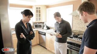 two young huge dicks to assfuck a eastern cougar