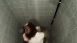19 yo year mature whore fucks inside a outside WC.