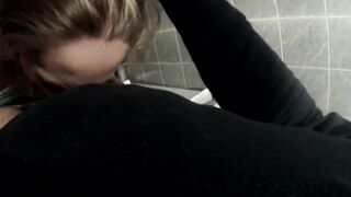 19 yo year mature whore fucks inside a outside WC.