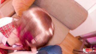 Cousin Uses His Cousin Sch0olgirl and Banged Her Rough While