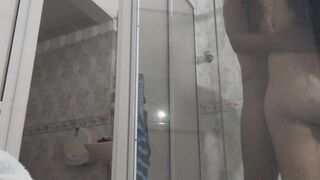 amazingly hot big boobed and huge butt hispanic fucks her GF into