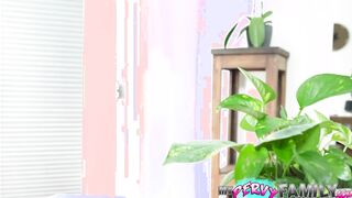 Spying on cougar Stepmother Fapping It - Armani African -
