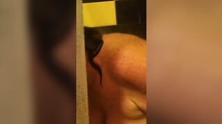 Wifey taking a shower
