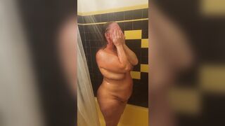 Wifey taking a shower