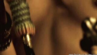 indian Dark Hair Dance Gracefully And Gently Doing It