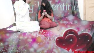 punjab punjab step sister celebrating Valentine's day with her step brother