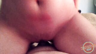 Little whore pleases her daddy with a narrow soak snatch