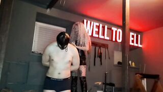 Sub punishment into ropes