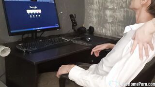 Distracting my man from his rough work