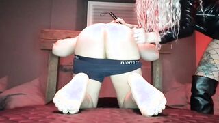 Spanking sub butt