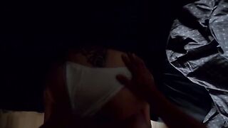 Satin panty morning nailed
