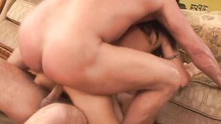 I Love D.P. - Ariana Jolie loves taking 2 dicks into her