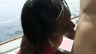 African gets vagina bent over and banged rough by white penis public